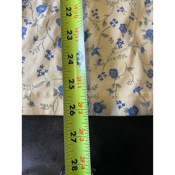 Bobbie Brooks Woman Yellow Floral Design Short Sleeved Round Neck Top Sz 18 - Picture 9 of 9